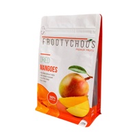 Sac en plastique refermable en feuille d'aluminium 500g pour fruits secs, baies de Goji/dattes rouges/champignons/maïs