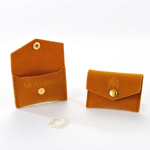 <b>Mini</b> Luxury High Jewelry <b>Bag</b> Velvet Suede Microfiber Packaging <b>Bag</b> 7*5cm Multifunctional Microfiber Travel Roll - Product Image 6