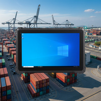 Tablette robuste Wharf 8 pouces pour tablette industrielle robuste IP67 S-485/USB/RJ45 4G/5G avec carte SIM Ubuntu/Windows et lecteur d'empreintes digitales