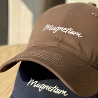 Casquette Souple Non Structurée OEM Brodé avec Lettre pour Hommes et Femmes