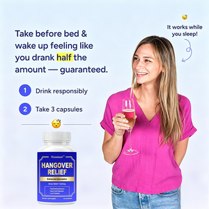 Cápsulas de Suplemento para el Apoyo Hepático Post-Alcohol, Marca Privada OEM, Alivio para la <span class=keywords><strong>Resaca</strong></span>, con DHM, L-Cisteína y Cardo Mariano - Product Image 3