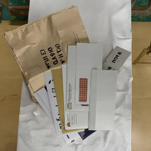 Enveloppes personnalisées avec logo 10 enveloppes à lettres professionnelles auto-scellantes teintées de sécurité Enveloppes recyclées pour factures et documents - Product Image 5