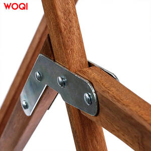 Silla Plegable Woqi, Verde Pluma de Pavo, Tela Oxford, Madera Maciza, Silla de Jardín, Diseño Rústico, Silla Reclinable para Acampar al Aire Libre - Product Image 3