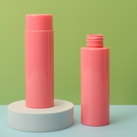 Bouteille PET brillante et durable de 60 ml, 80 ml, 100 ml avec bouchon à vis pour toner et lotion de soin de la peau, emballage cosmétique en plastique personnalisé
