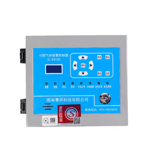 Painel de Controle Central de Gás com Pulso Integrado 4-em-1 100ppm NH3 100%lel LPG CO2 500ppm Controlador de Gás Infravermelho Fixo - Product Image 2
