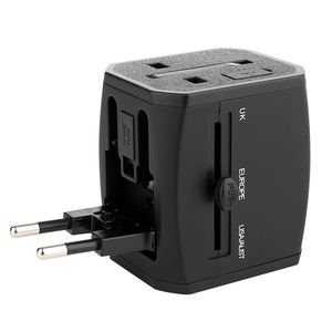 HHT525 <span class=keywords><strong>Universal</strong></span>-Ladegerät mit 3 USB-Anschlüssen und 6 Steckdosen 5V 4000mA Edelstahl-Reise <span class=keywords><strong>adapter</strong></span> mit Wechselstrom steckdose - Product Image 5