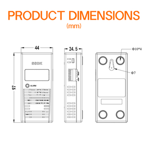 YHCMETER数字液晶RS485温湿度传感器Modbus工业用塑料材料OEM & ODM支持 - Product Image 2