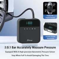 Nouveau Compresseur d'Air Portable 12V 2026 avec Manomètre Numérique LED 150 PSI, Pompe à Pneus en ABS pour Voiture, Moniteur de Pression des Pneus