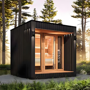 L'usine vend un sauna extérieur en bois et une maison de zone de repos Baignoires spa préfabriquées Salles de sauna Tube de bain - Product Image 3
