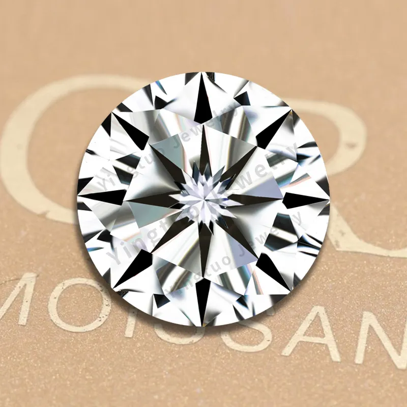 Groothandel Synthetische Moissaniet Prijs Per Karaat Vlekkeloze Vvs1 Helderheid Kwaliteit 11Mm Moissanite Diamant