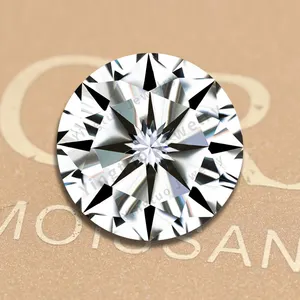Wholesale Synthetic Moissanite Price Per Carat Flawless VVS1 Clarity Grade 11mm Moissanite Diamond