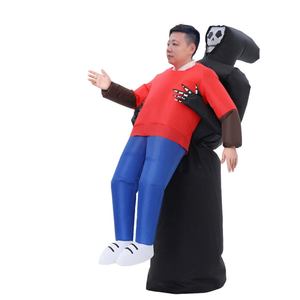 Costume de mascotte de Noël gonflable pour adulte, qualité supérieure, vente directe d'usine, imperméable, en dacron tissé, personnalisable ODM - Product Image 5