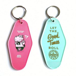 Factory Direct High Quality Retro Inspired Motel Keychains Custom Hotel Keychain - Product Image 3