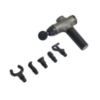 Pistolet de massage Healthpal personnalisé à 30 intensités, écran LCD, booster de fascia, percussion profonde des tissus, vibration pour le corps, 4 têtes, sans balais