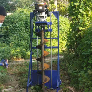 Machine <span class=keywords><strong>à</strong></span> creuser des trous de chantier, prix d'usine, 9m 10m, outils de jardin, tronçonneuse, excavatrice de tranchées - Product Image 2