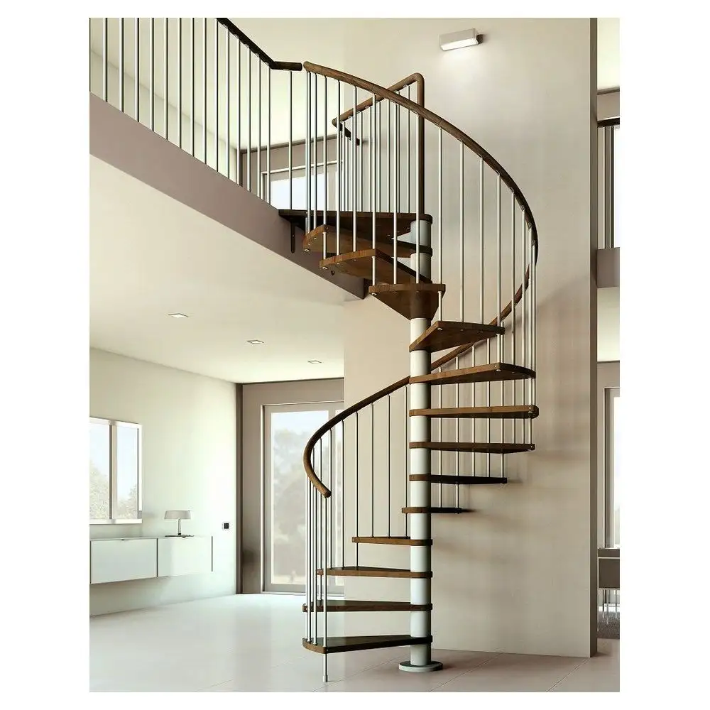 بريما بالجملة درابزين عالي الجودة للسلالم رمادي رخامي سطح السلالم تصميم صورة الدرج