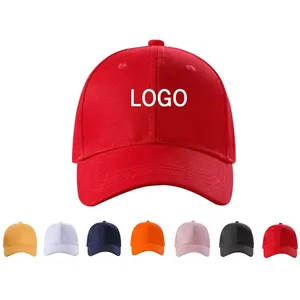 Individuelles Logo 6-Panel-Hut Baumwolle Golf Sport bequeme Baseball-Hüte für Herren und Damen