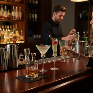 Đầy Đủ Sáng Váy Với Vàng Nổi Cổ Điển Ly Rượu Vang Thủy Tinh Đặt Cho Đám Cưới Các Bên Kinh Doanh - Product Image 5