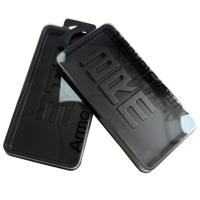 Emballage personnalisé pour étuis de téléphone portable, boîte en plastique transparente avec couvercle amovible, emballage en blister PVC, boîtes transparentes pour étuis de téléphone