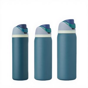 Botella <span class=keywords><strong>de</strong></span> Agua Deportiva <span class=keywords><strong>de</strong></span> Acero Inoxidable Aislada y Duradera, Libre <span class=keywords><strong>de</strong></span> BPA, Ideal para Viajes, 24 Onzas, Estilo Denim, para Camping - Product Image 1