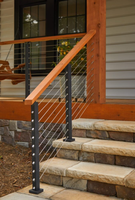 BNS 5mm câble métallique 316 câble garde-corps poste garde-corps balcon acier inoxydable poste moderne main courante escalier conception