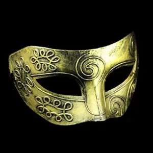 Gold und Silber Mann Augen maske Party Masken für Maskerade Halloween venezia nische Kostüme Karneval Maske