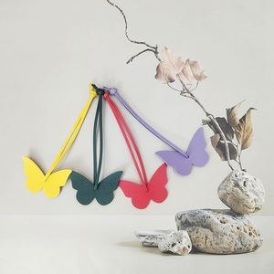 Promotional Bag Pu Leather Handbag Charm for Purse Cute Butterfly <b>Keychain</b> - Product Image 5