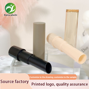 リップバーム容器包装,工場卸売3層ラウンド空回転液体口紅容器カスタム化粧品 - Product Image 2