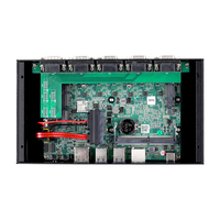Mini PC con Procesador Intel de 8.ª y 10.ª Generación Comet Lake U, 6 Puertos Seriales, 8*2.5G LAN, Sistema Integrado Sin Ventilador, Computadora Industrial de Vanguardia