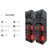 Producto Más Vendido 2023 Altavoz de Karaoke de Alta Potencia 2.0 Sistema de Altavoces para Escenario Subwoofer Bluetooth Reproductor de Música