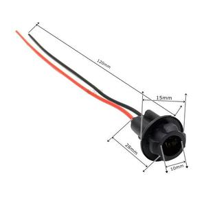 T10 <b>Universal</b> Car Truck Light Harness <b>Socket</b> Wiring Harness Instrument Light T5 T15 12V OLIVER Factory Supply - Product Image 2
