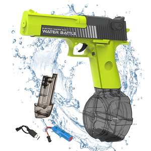 Электрический водяной пистолет, автоматический водяной пистолет для взрослых, супер-стрелялка, пистолет для распыления воды, 500 куб. см + 60 куб. см, большая емкость - Product Image 4