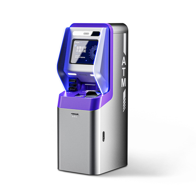Automatic Currency Exchange ATM Kiosk Machine with Passport Scanner Android OS Metal Construction