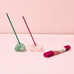 ชุดของขวัญเครื่องหอมอโรมาแบบแท่งพร้อมที่เผาแบบแกะสลักลายหินคริสตัลธรรมชาติทรงกลม <span class=keywords><strong>RURU</strong></span> เป็นมิตรกับสิ่งแวดล้อม เหมาะสำหรับตกแต่งบ้าน - Product Image 1