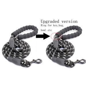 Correa Retráctil para Perro de 5 Pies, Poliéster Resistente, Mango Acolchado Cómodo, Hilos Altamente Reflectantes, Diseño de Pelo/Bufanda, para Entrenamiento de Perros - Product Image 2