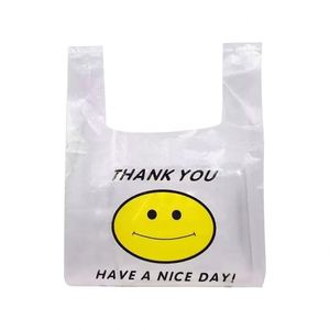 Bolsas de Plástico Ecológicas Transparentes para Supermercado, Bolsas de Compra Tipo Camiseta en Rollo, Disponibles en Stock - Product Image 4