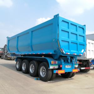 Semirremolque Volquete Lateral de 4 Ejes en Forma de U de 45 Cbm para Kenia - Product Image 1