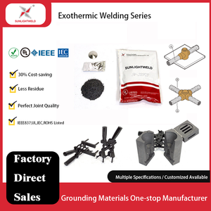 Polvo Metálico para Soldadura Exotérmica de Cobre de Alta Pureza con Protección Contra la Corrosión, Certificado IEEE837 UL467, en Bolsa de 45GR para Puesta a <span class=keywords><strong>Tierra</strong></span>, Venta al Por Mayor - Product Image 4