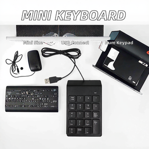 Mini teclado numérico con cable de primera calidad, interfaz óptica USB, práctico accesorio de plástico para ordenador portátil, nuevo producto transfronterizo - Product Image 2