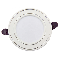 Plafonnier LED encastré rond de haute qualité, personnalisé, IP44, en aluminium moderne, 8W/12W/18W/24W, 4 pouces, 6 pouces, 6500K, pour la maison et le bureau