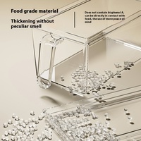 FX2655 Réfrigérateur congélateur de stockage des aliments en plastique anti-poussière Fresh-Keeper avec poignée pour les techniques d'injection de fruits et légumes