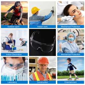 نظارات أمان <span class=keywords><strong>RX</strong></span> خالية من التشويه ، نظارات عمل مقاومة للصدمات مع نظارات أمان مريحة ورؤية واضحة - Product Image 6