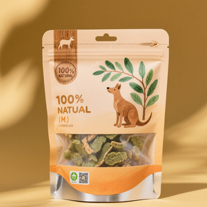 Baixo MOQ Logotipo Personalizado Impressão Umidade Prova Molhado <span class=keywords><strong>Pet</strong></span> Congelar Alimentos Dog Birds Treat Stand up Pouch Bag - Product Image 3