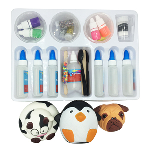Kit de fabrication de slime non toxique pour enfants, activateur d'argile, colle scolaire Elmers, pâte à modeler éducative à levée lente, certifié EN-71 - Product Image 3