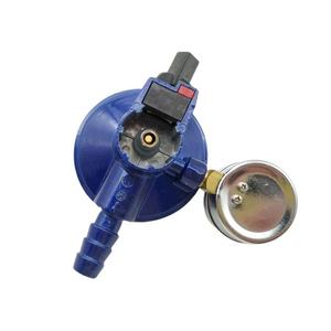 Novo Design Blue Zinc Alloy Propano Butano <span class=keywords><strong>lpg</strong></span> Cilindro Regulador De Gás De Pressão com Calibre HI215 - Product Image 4