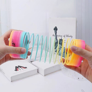 Juguete Clásico Divertido de Plástico de Gran Tamaño, Colorido, con Resorte Mágico de Arcoíris, para Niños, Regalos - Product Image 2