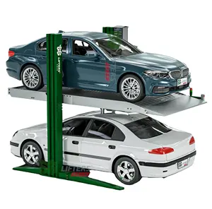 CE Certified Double Cylinder Hydraulic Car Parking Lift Two-Post Design At Competitive Pricing