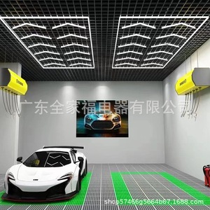 Working <b>Light</b> Hexagonal Led <b>Panel</b> 220V Aluminum Alloy Waterproof For Car Wash Garage Repair Shop - Product Image 2