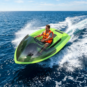 Bateau de karting électrique à grande vitesse pour divertissement aquatique, bateau à <span class=keywords><strong>jet</strong></span> électrique, karting électrique monoplace - Product Image 1