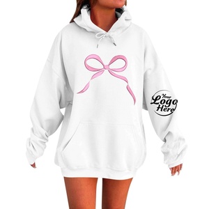Sudaderas de Felpa para Mujer, Ropa de Invierno, Ligeras, de Manga Larga, con Bolsillos, Estilo Preppy, con Bordado Gráfico 3D en la Parte Delantera - Product Image 3